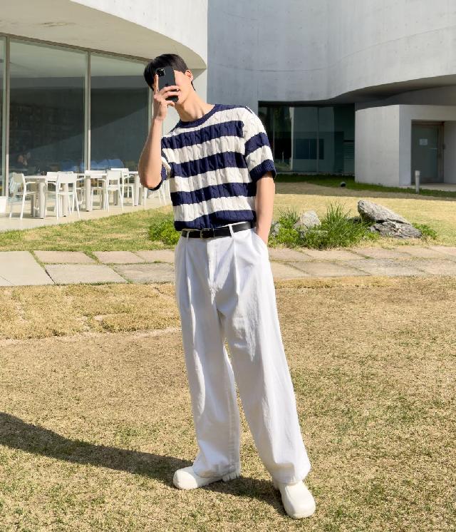 반팔티/7부티 코디