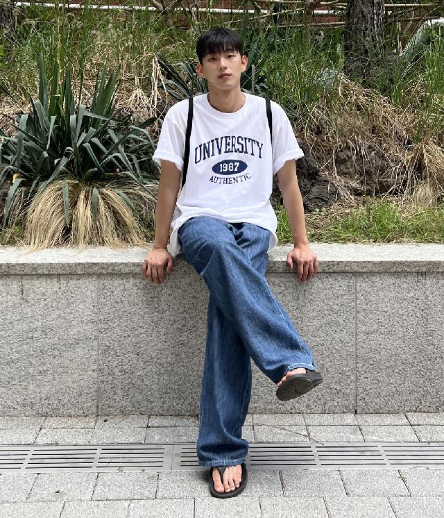 반팔티/7부티 코디