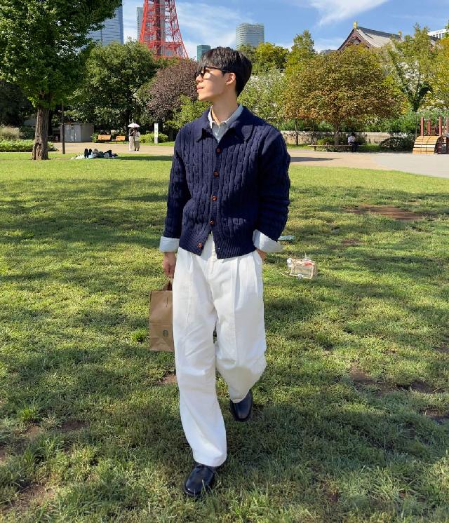 가디건 코디