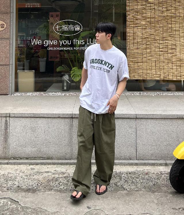 반팔티/7부티 코디