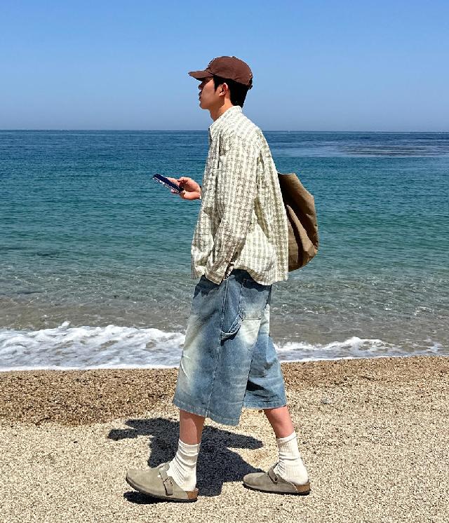 체크 코디