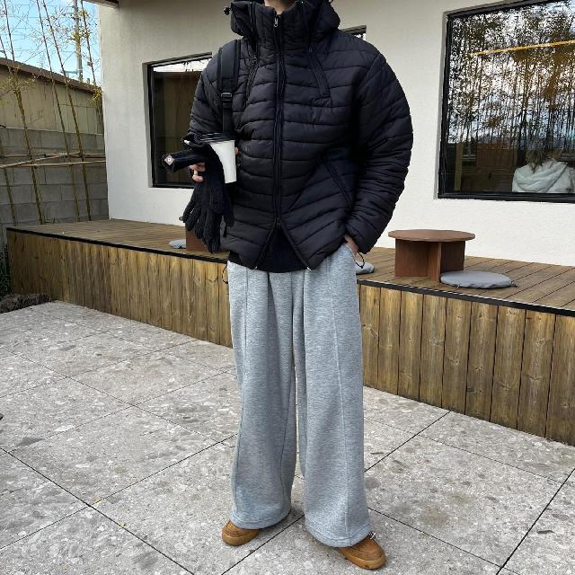 숏패딩/패딩조끼 코디