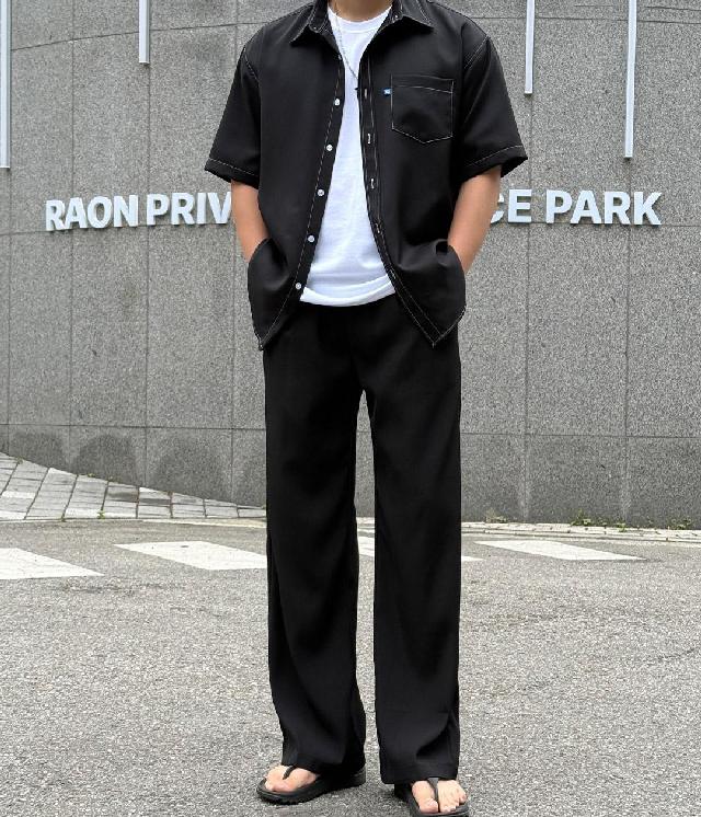 반팔 코디