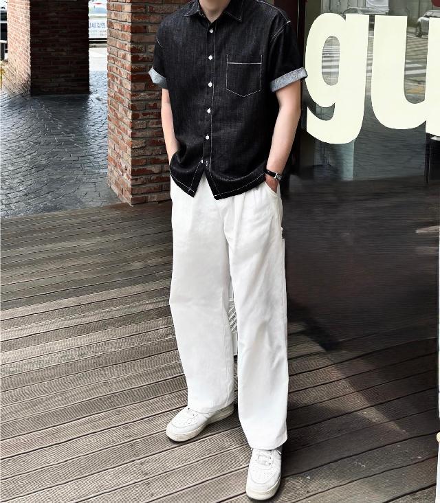 체크 코디