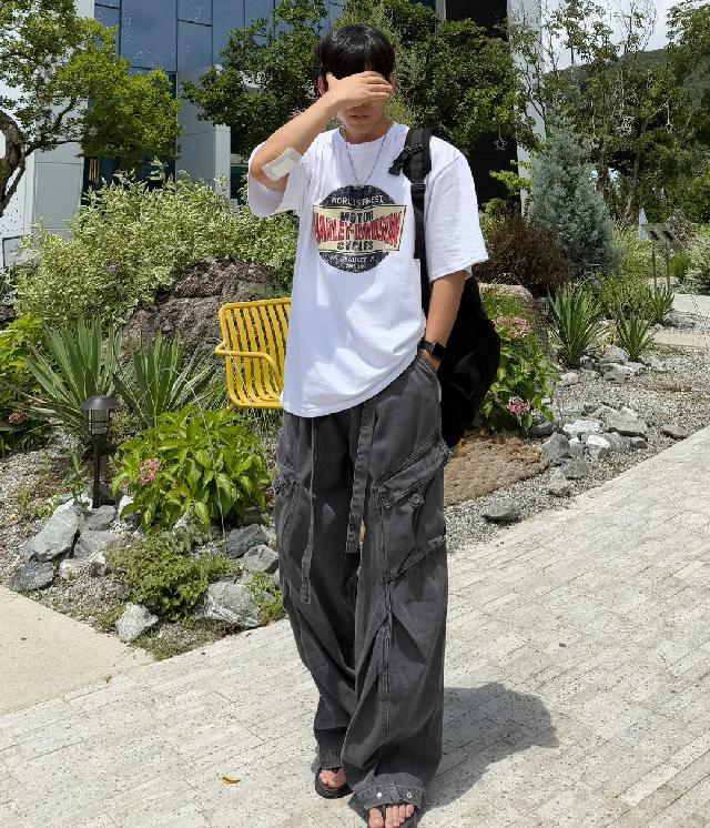 반팔티/7부티 코디