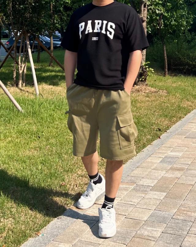 반팔티/7부티 코디