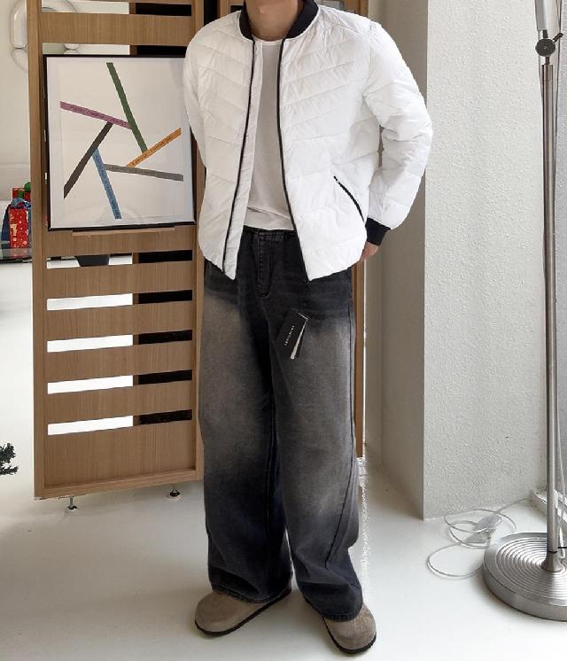 숏패딩/패딩조끼 코디