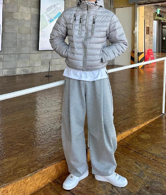 숏패딩/패딩조끼 코디