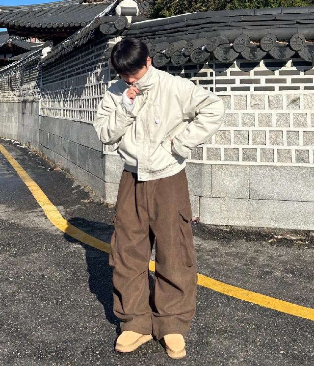 무스탕/시어링 코디