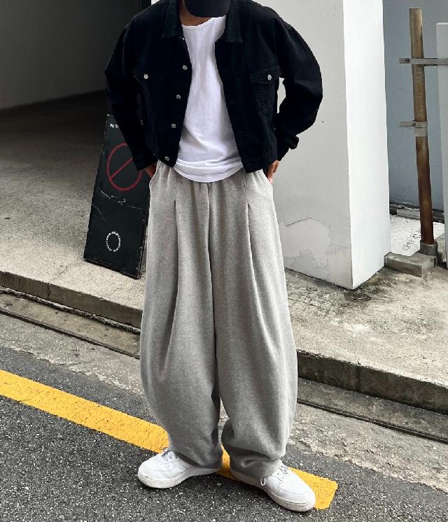 블루종/트러커 코디