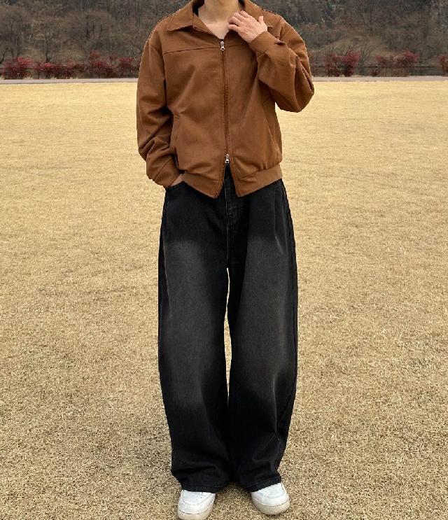 블루종/트러커 코디