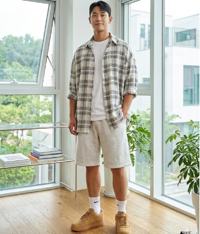긴소매 티셔츠 코디