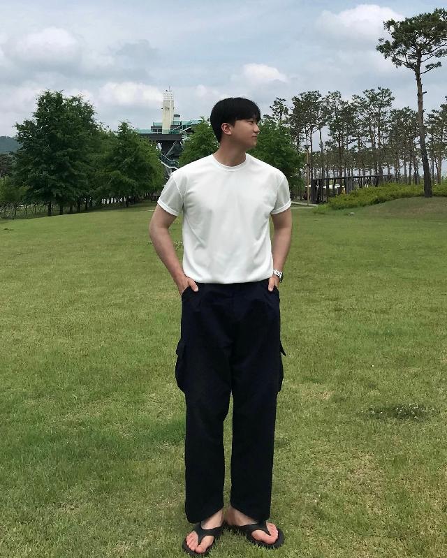 반소매 티셔츠 코디