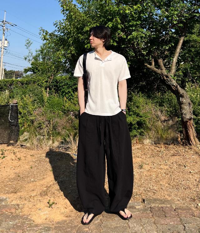반소매 티셔츠 코디
