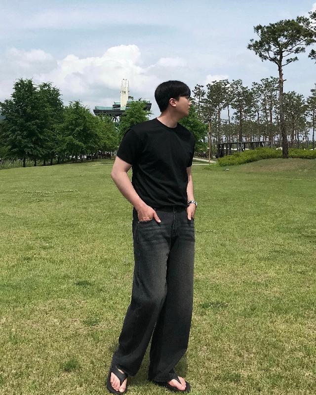 반소매 티셔츠 코디
