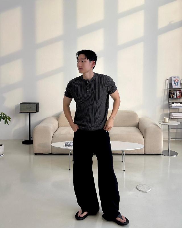 반소매 티셔츠 코디