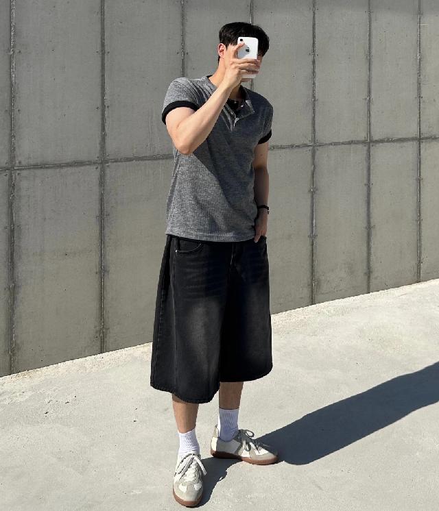 반소매 티셔츠 코디