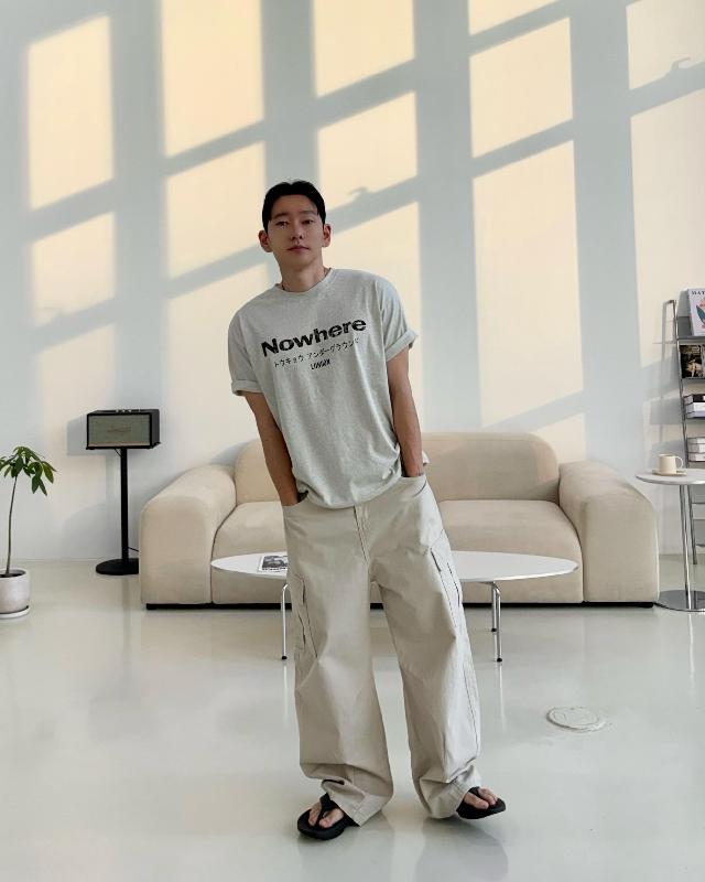 반소매 티셔츠 코디