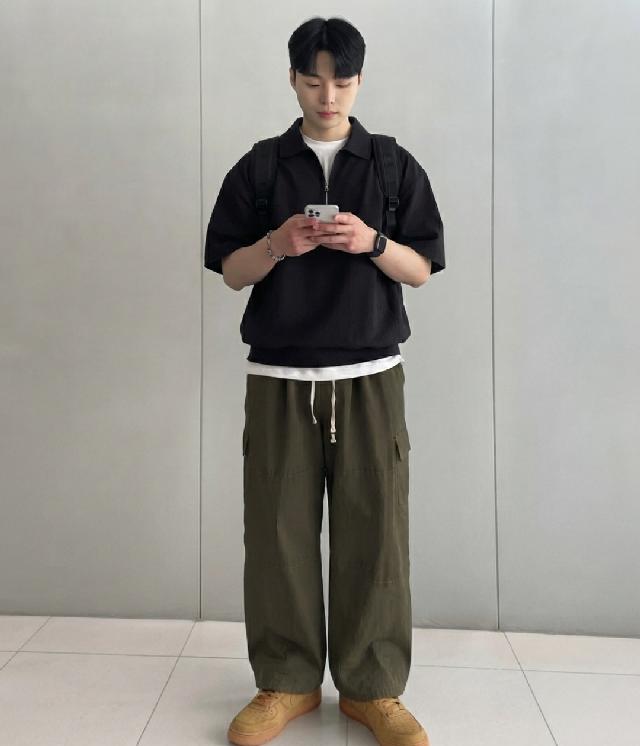 반소매 티셔츠 코디