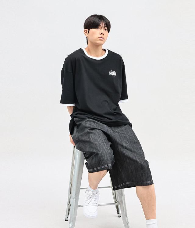 반소매 티셔츠 코디