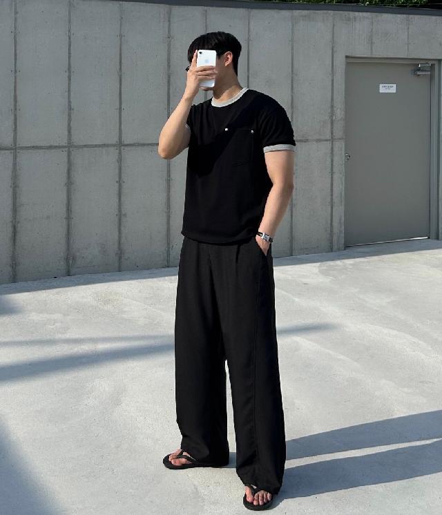 반소매 티셔츠 코디