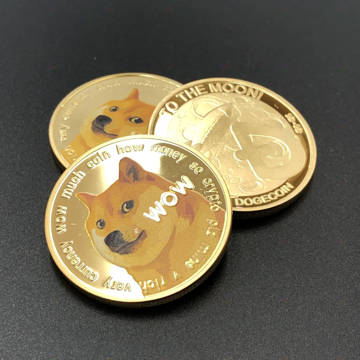 도지코인 모양장식품 비트코인 기념주화 가상화폐 장식 소품 코인
