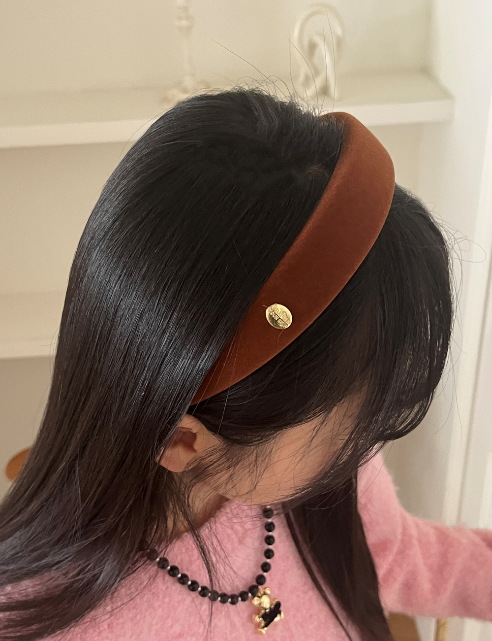 ベロアペンダントカチューシャ2color | ファッション通販サイト NUGU