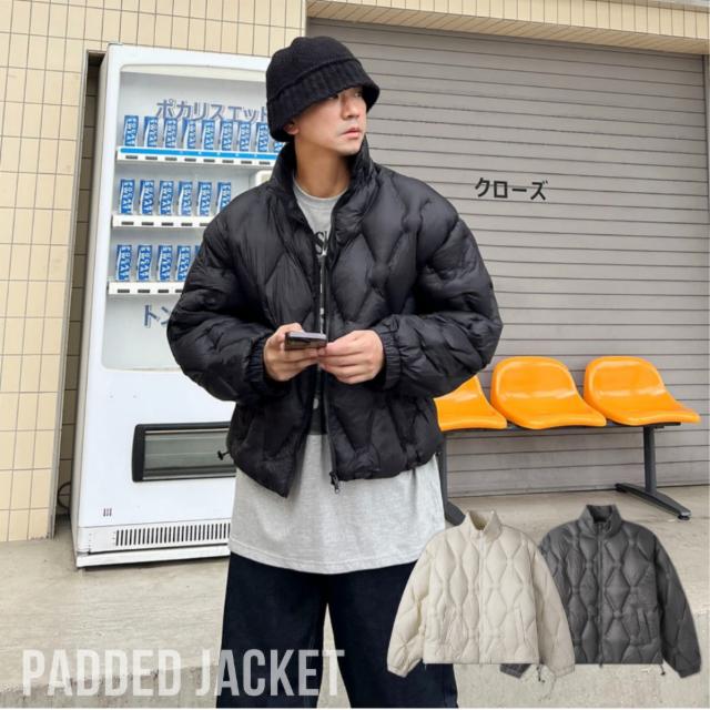 남자오버핏숏패딩 겨울 가벼운 크롭 푸퍼 퀼팅 남자 학생 패딩 점퍼