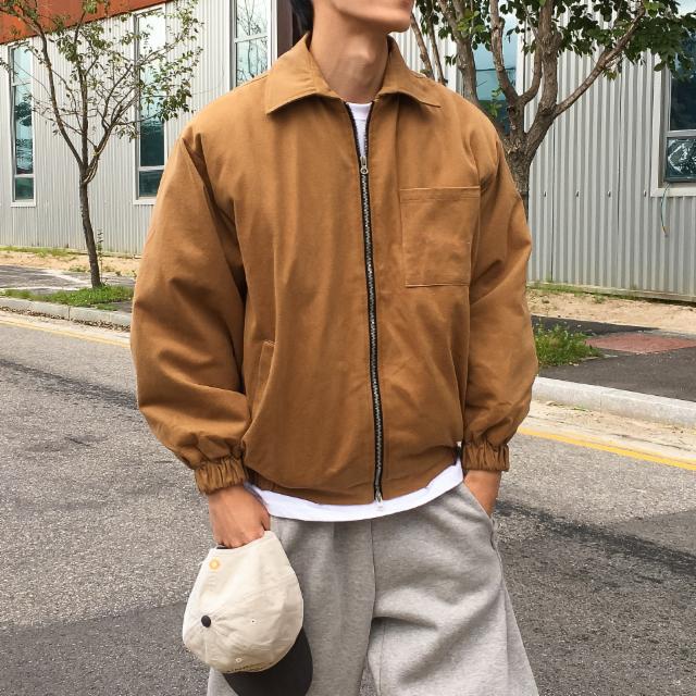 월넛 코튼 크롭 패딩 자켓 숏패딩