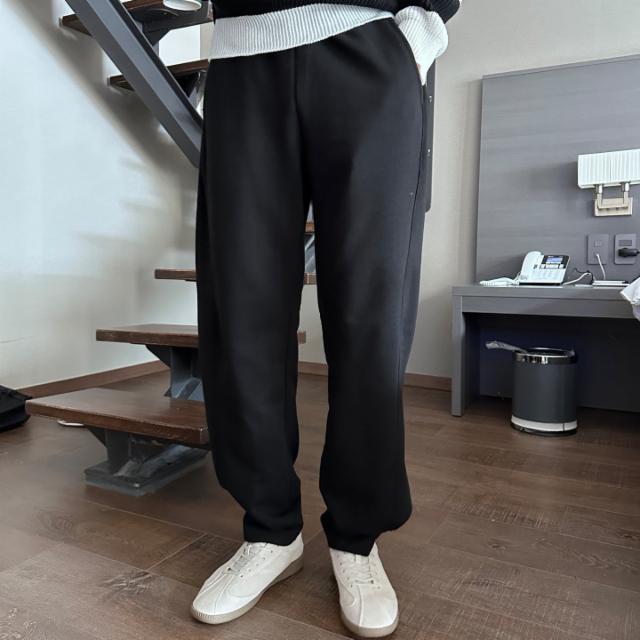[당일출고][다리+4cm] 프랭크 비죠 쮸리 와이드 스웻팬츠 (3color)