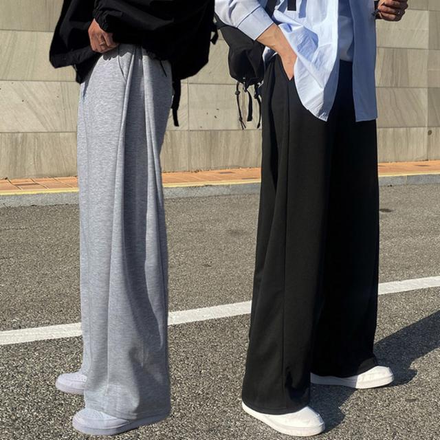 [부분당일출고] (1+1할인) 사이드 핀턱 벌룬 와이드팬츠 트레이닝 바지