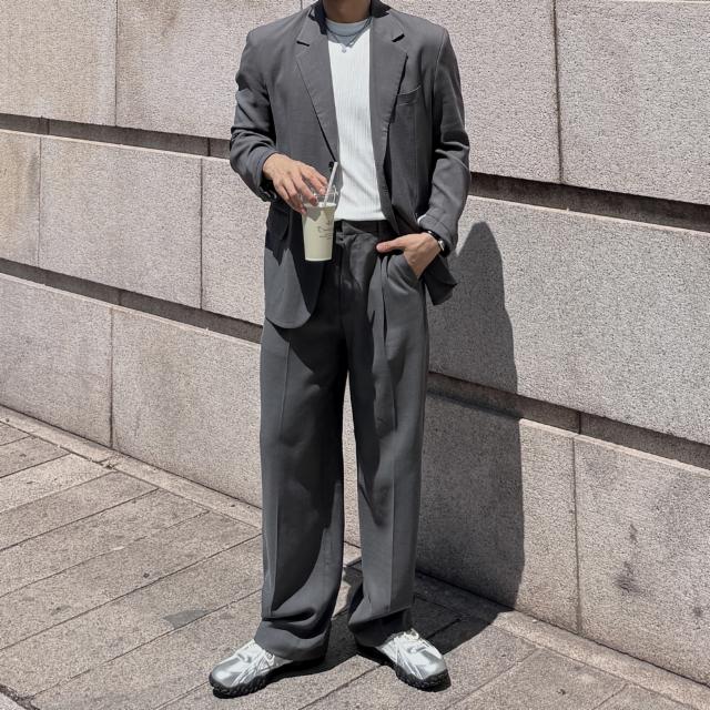라네 린넨 세미오버핏 셋업