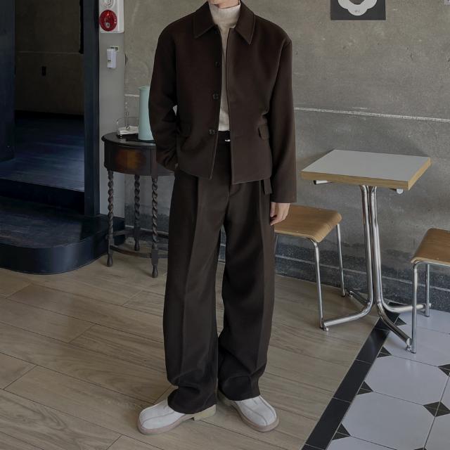 자체제작 리츠 울 세미와이드 셋업
