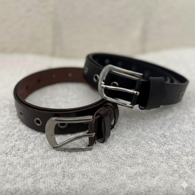 아일렛 사피아노 레더 벨트 가죽 캐주얼 허리띠
