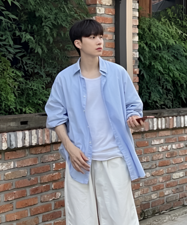[국내고퀄][가을기획] 여름 오버핏 린넨 코튼셔츠 3color 루즈핏 시원한 바캉스룩 버뮤다 린넨팬츠 남친룩 반팔 긴팔남방