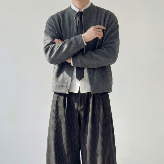 [핏보장] 크롭 울 라운드 가디건 자켓 4color 하객룩 오피스룩 데이트룩