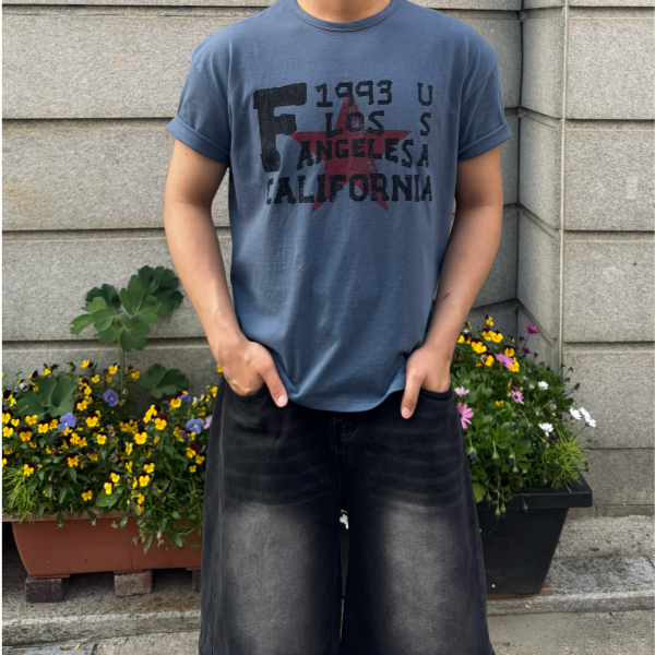 레트로 빈티지 크롭 반팔 티셔츠