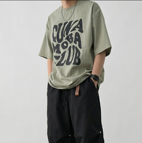 분또 클럽 레터링 오버핏 반팔티 4COLORS