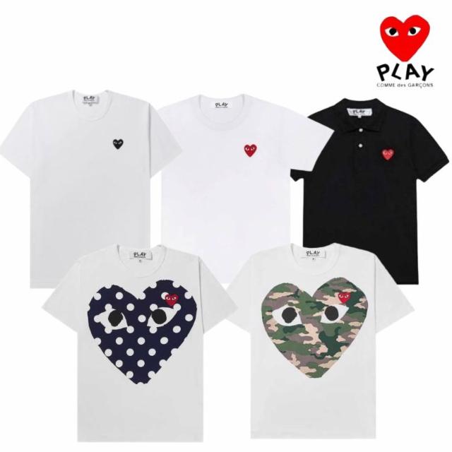 [ 꼼데 모음전 ] 꼼데 레드와펜/블랙와펜/PK반팔/블루하트/카모플라주 반팔티 골라담기