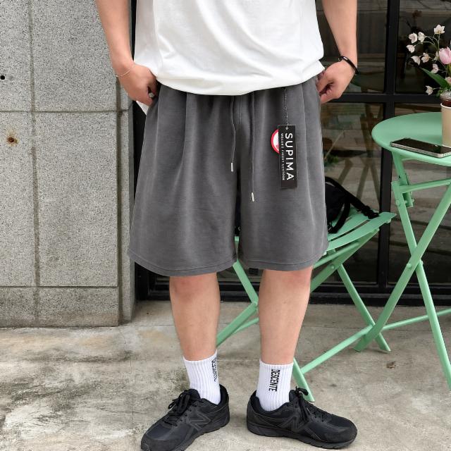 수피마 피그먼트 버뮤다 반바지 (5color)
