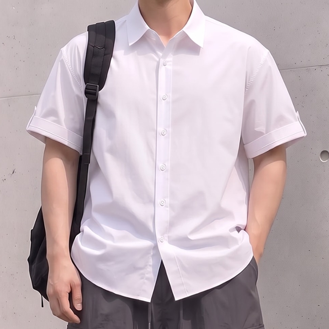 나일론 여름 남방 반팔 셔츠 5color