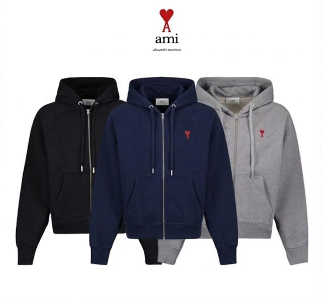 아미 하트로고 후드집업 3 Color