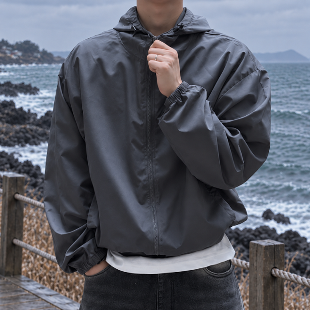 고퀄 오버핏 고프코어 윈드브레이커 바람막이 점퍼 간절기