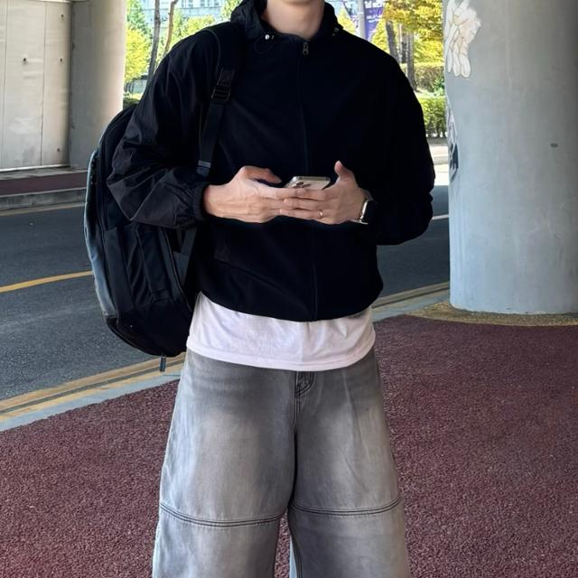 오버핏 고프코어 바람막이