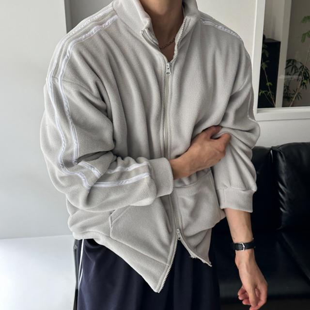 서드 투웨이 트랙 후리스 집업 (3color)