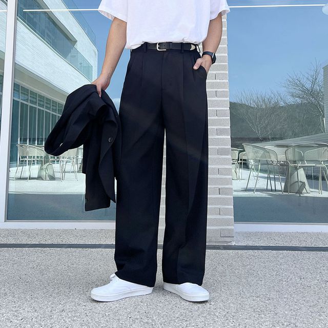 남자와이드슬랙스 벌룬 구르카 허벅돼 하객룩 셋업 슬랙스 바지