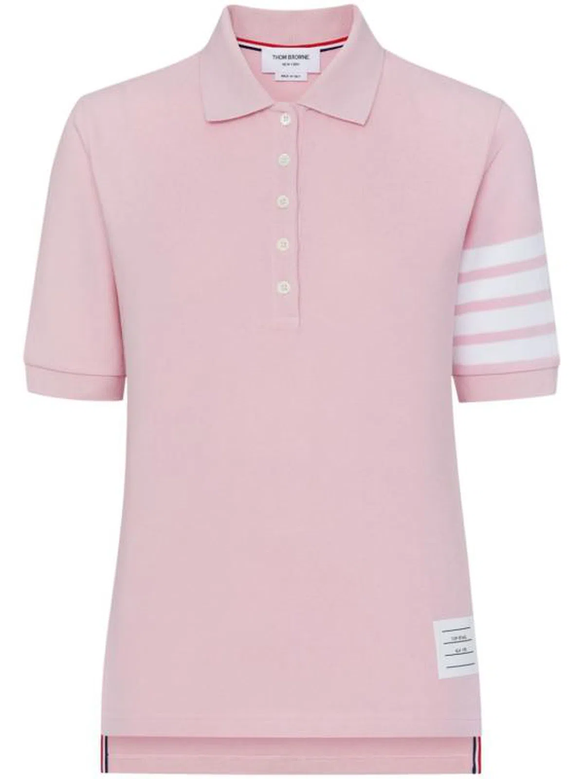 THOM BROWNE レディース 半袖Tシャツ FJP052G 07976 100 FJP052G_07976_100_012025032403