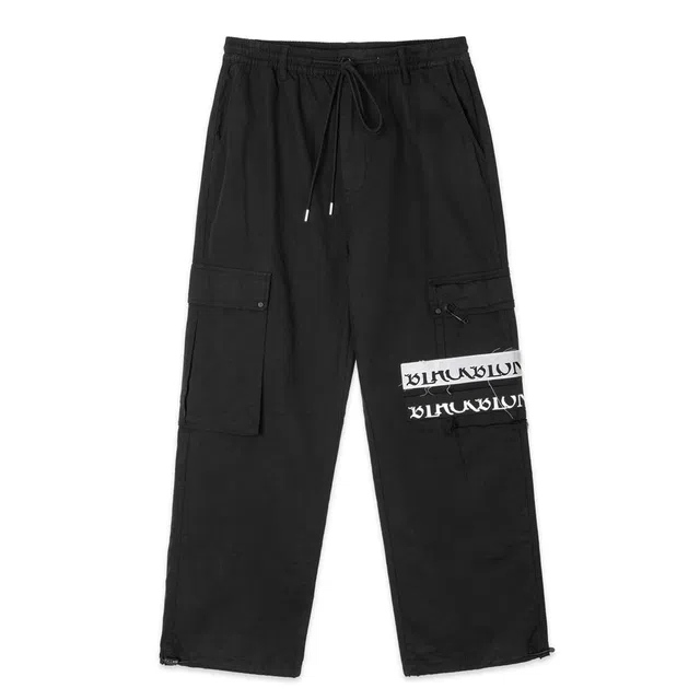 BBD Pop Clash Multi Patch Denim Pants (Vintage Blue)
