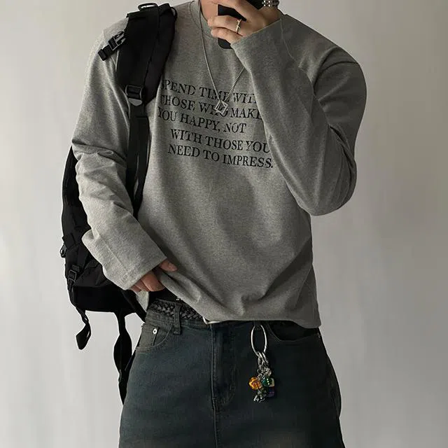 [황금비율] 스펜드 크롭 긴팔 티셔츠