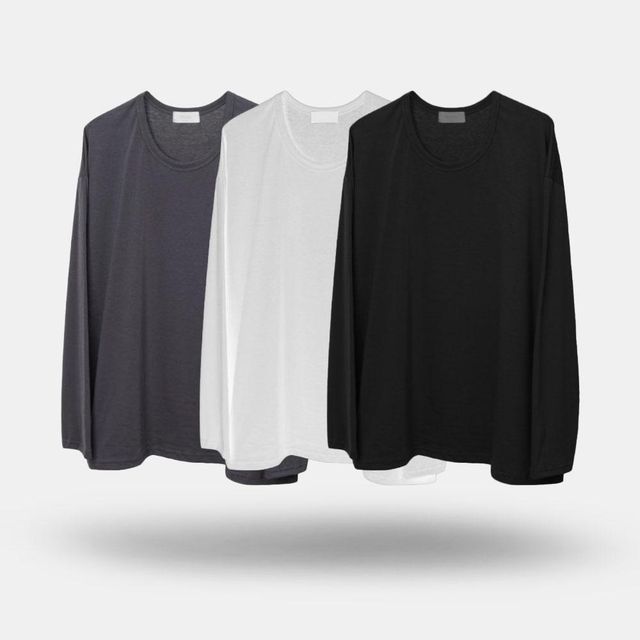 [비침없음/당일출고] 유넥 긴팔 U넥 오버핏 짐웨어 4color 반팔 긴팔티 반팔티 잠옷 나시 빅사이즈 헬창 트레이닝 면티 흰티 이너 머슬핏